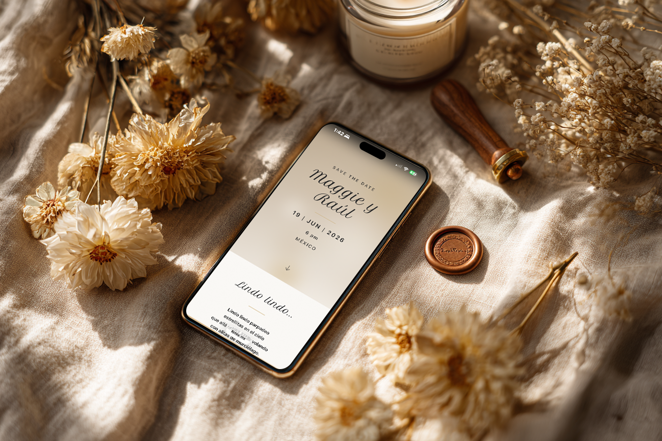 Diseña tu invitación digital